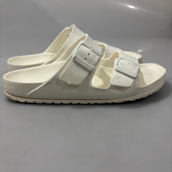 Birkenstock 40EU 7M 9L Arizona Essentials EVA Eggshell Lightweight Slide Sandals - Picture 4 of 7